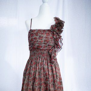 Chelsea and Violet assymetrical floral dress